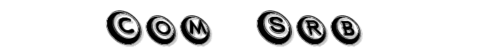 COM (sRB) font